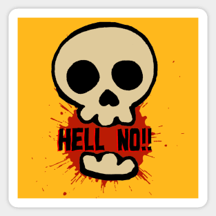 Hell No! Sticker